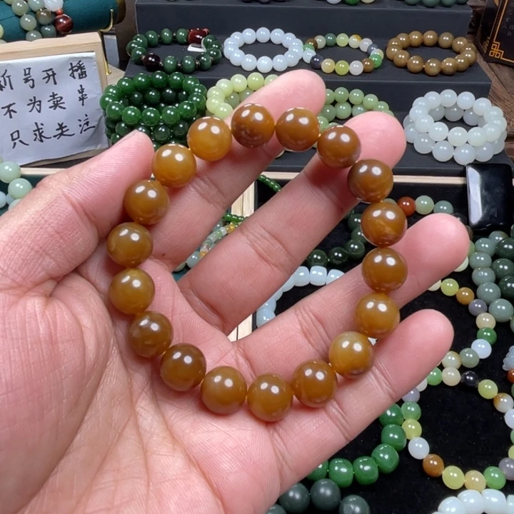 和田玉手串未镶嵌