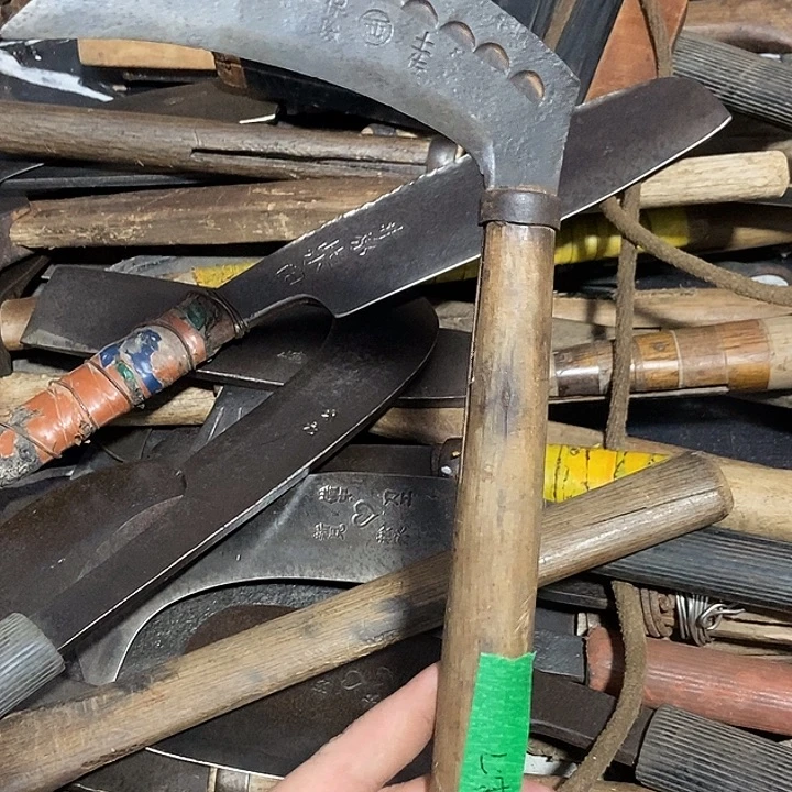 山***人户外手工锻打农具