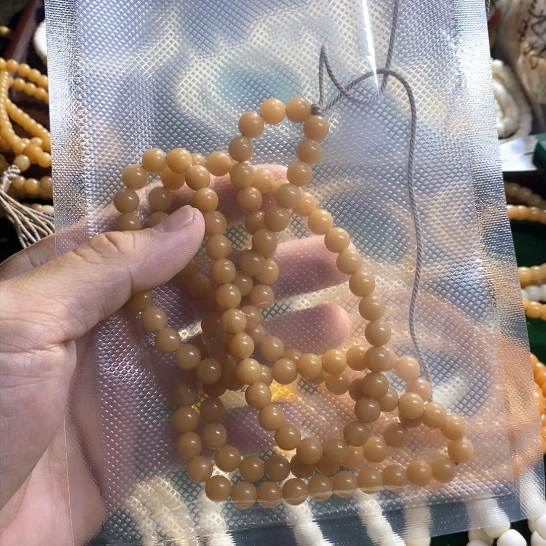 白玉菩提手串?****?菩提根
