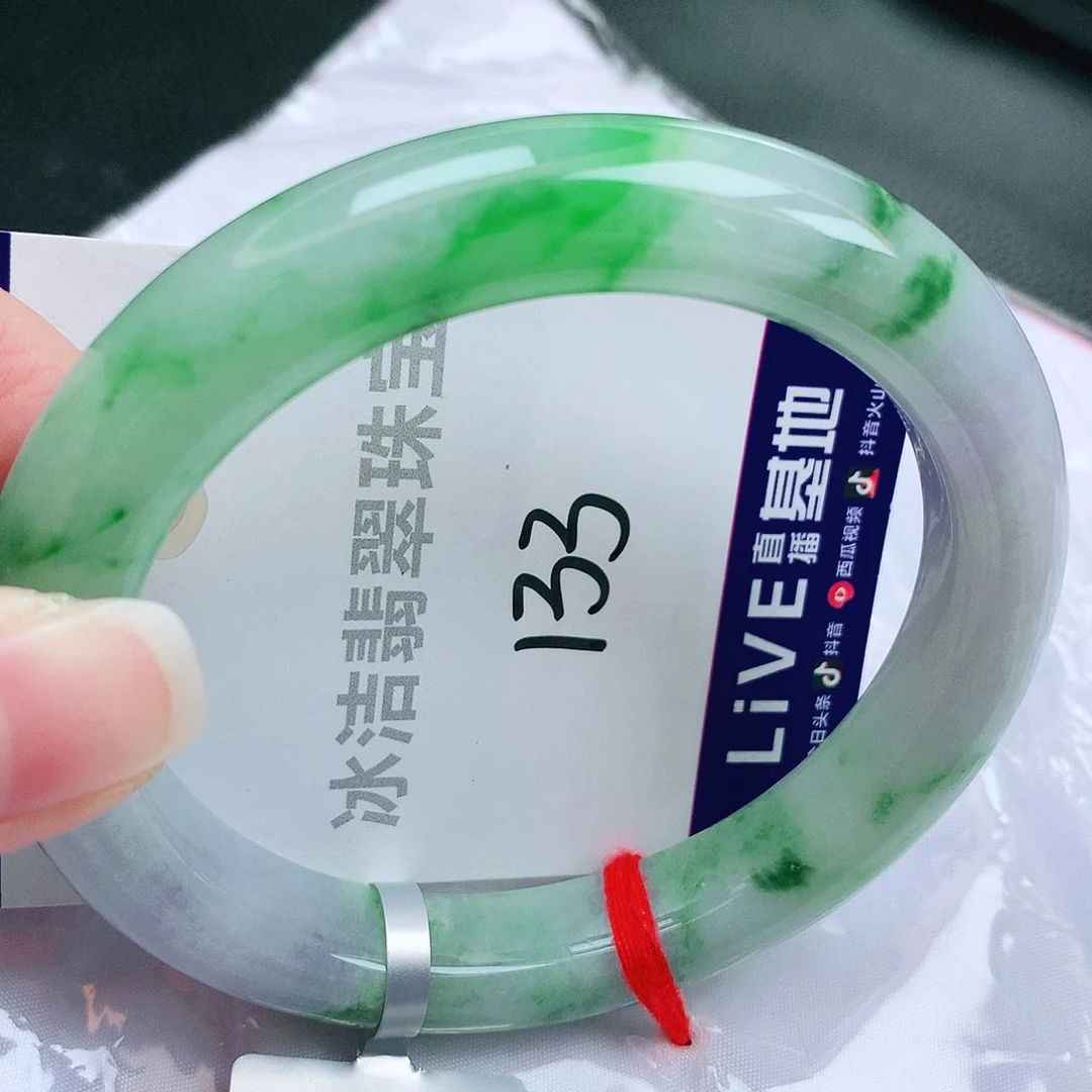 未镶嵌手镯翡翠缅甸天然A货翡翠手镯60.8