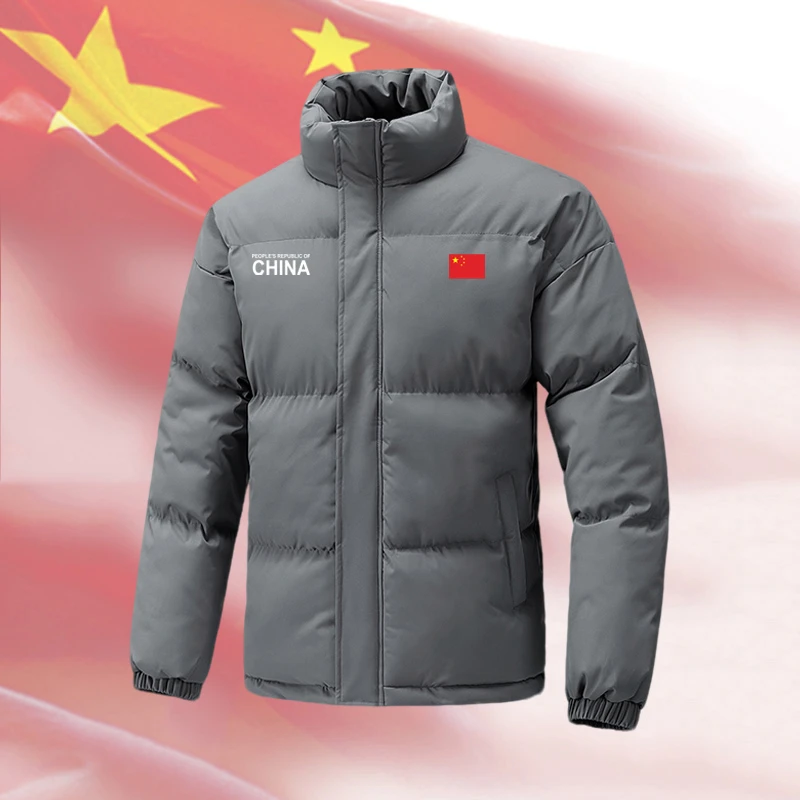 中国队China立领棉服外套秋冬季男女运动宽松加厚面包服外套棉袄