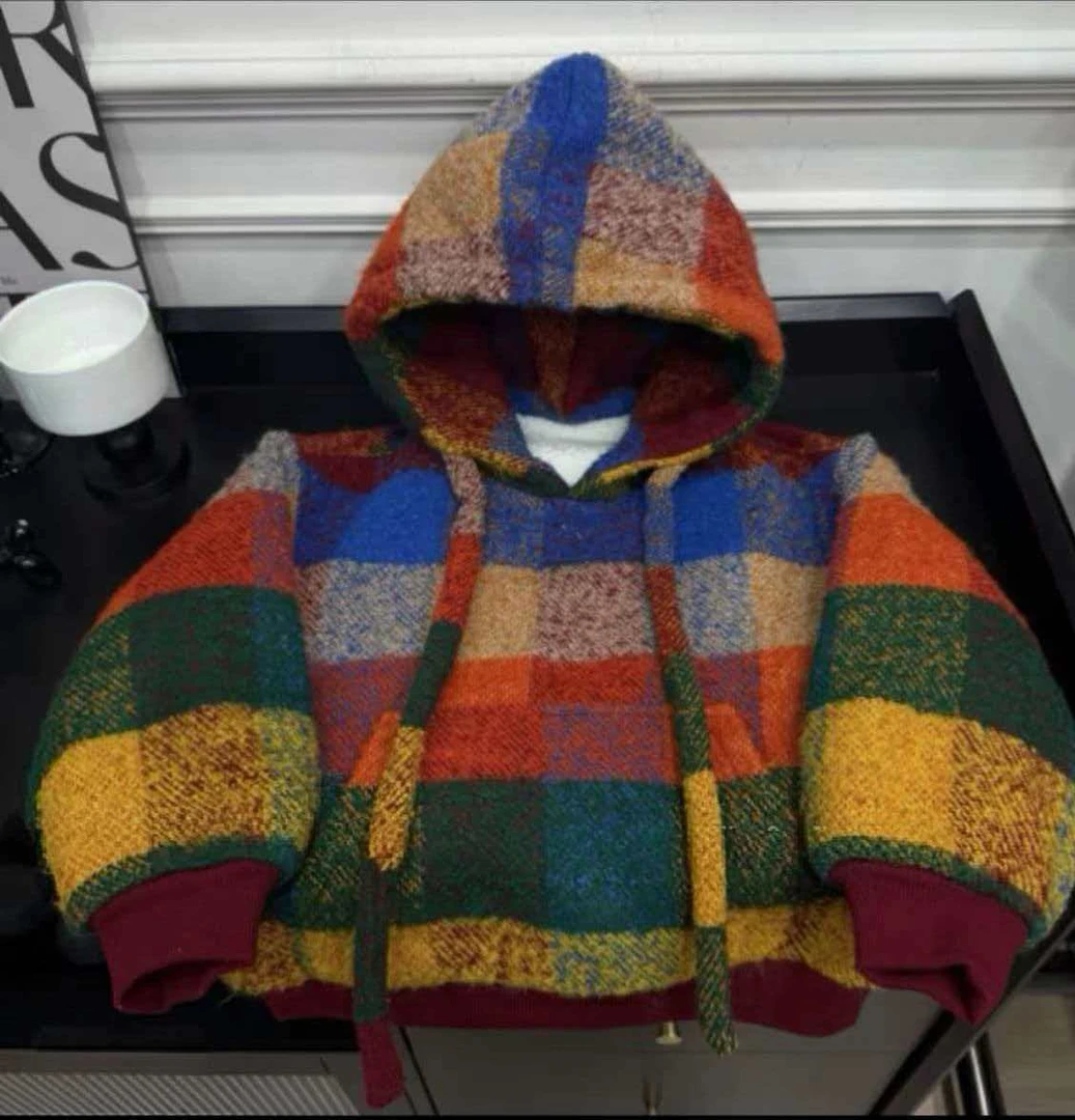 【加绒加厚】2025冬款卫衣男女童加厚卫衣连帽加绒款休闲保暖宽松