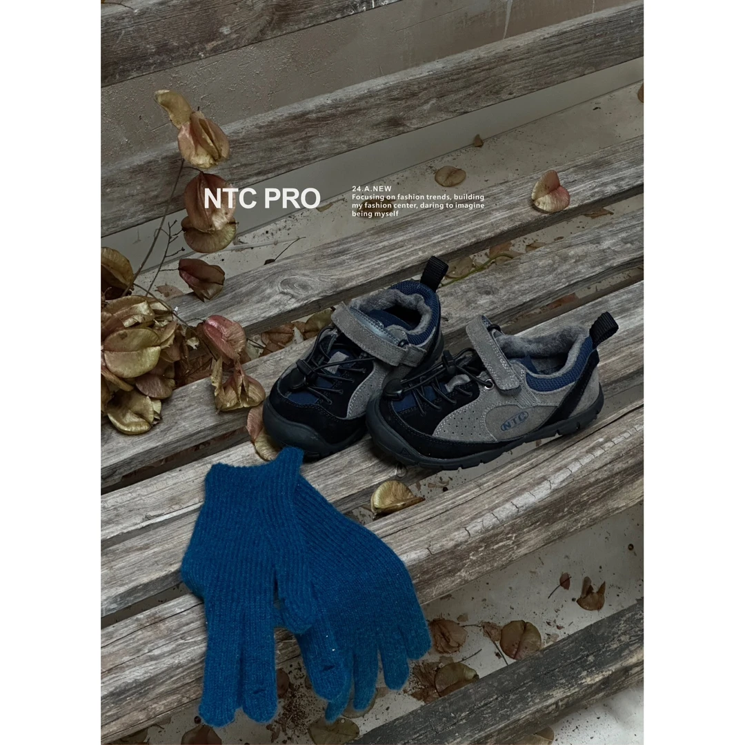 NTC-70832024冬款新NTC潮牌儿童户外防滑加绒登山鞋运动鞋