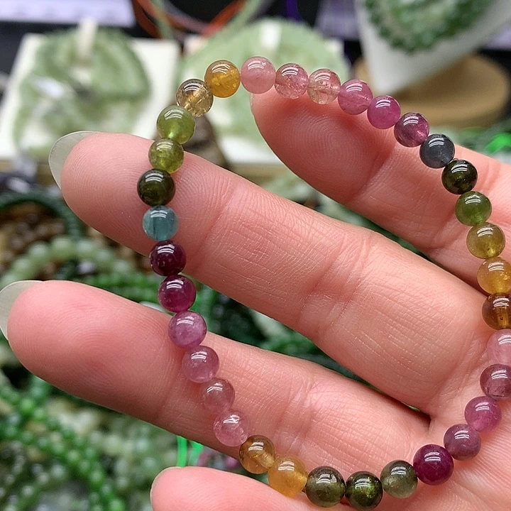 【闪购商品】碧玺手链未镶嵌5.5手链