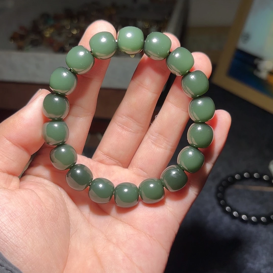 和田玉未镶嵌手链