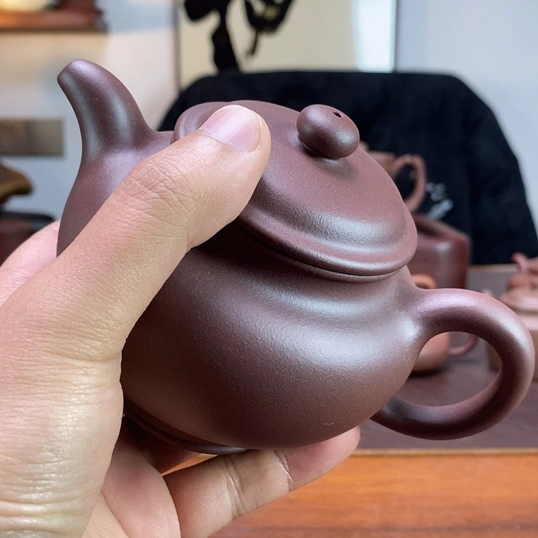 拓***拓紫砂茶叶罐宜兴紫砂壶名家作品
