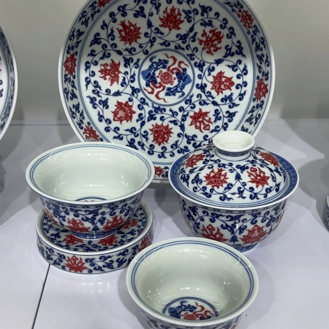 G***恩景德镇陶瓷五件套无礼盒