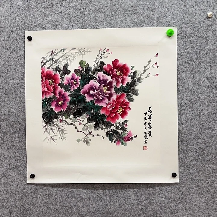 国画花鸟的翅膀和翅膀