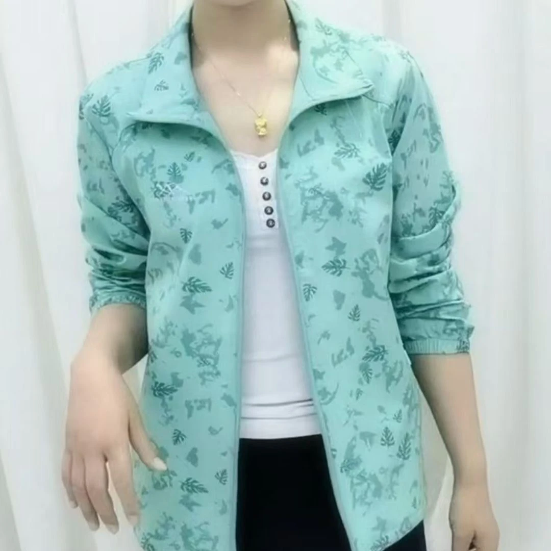 夏季防晒外套新款时尚轻薄透气弹力休闲女士迷彩户外运动上衣
