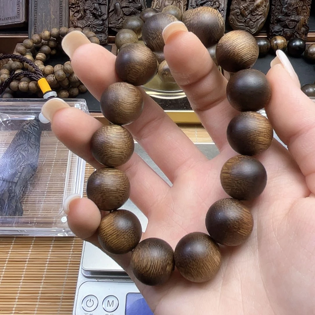 沉香手串媛**蔬芽庄料