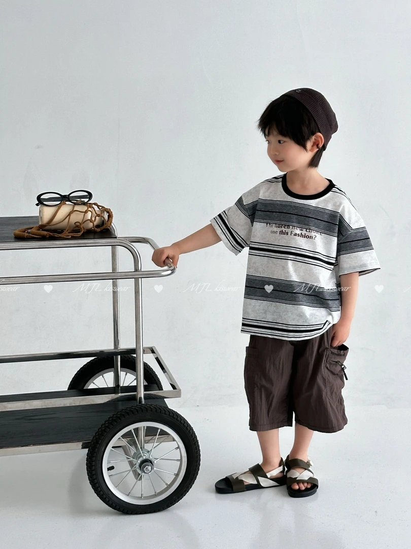 MJL【现货】2025夏款短袖短袖裤子儿童组合套装M28