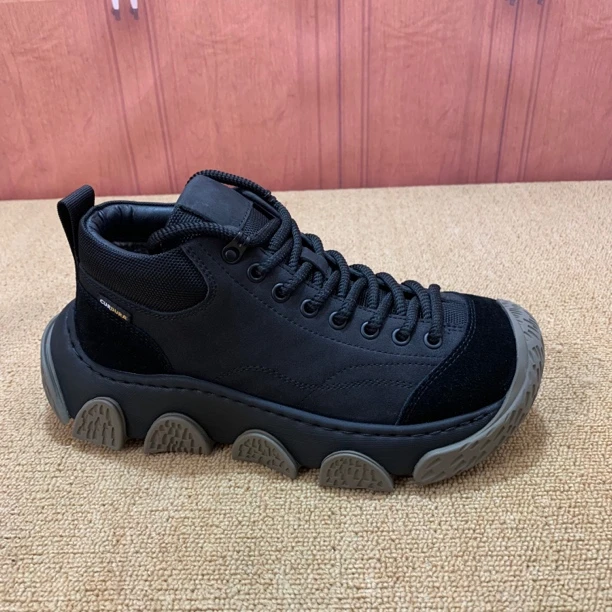 【加绒棉鞋】广州冬季新款纯皮男鞋！X718-1M