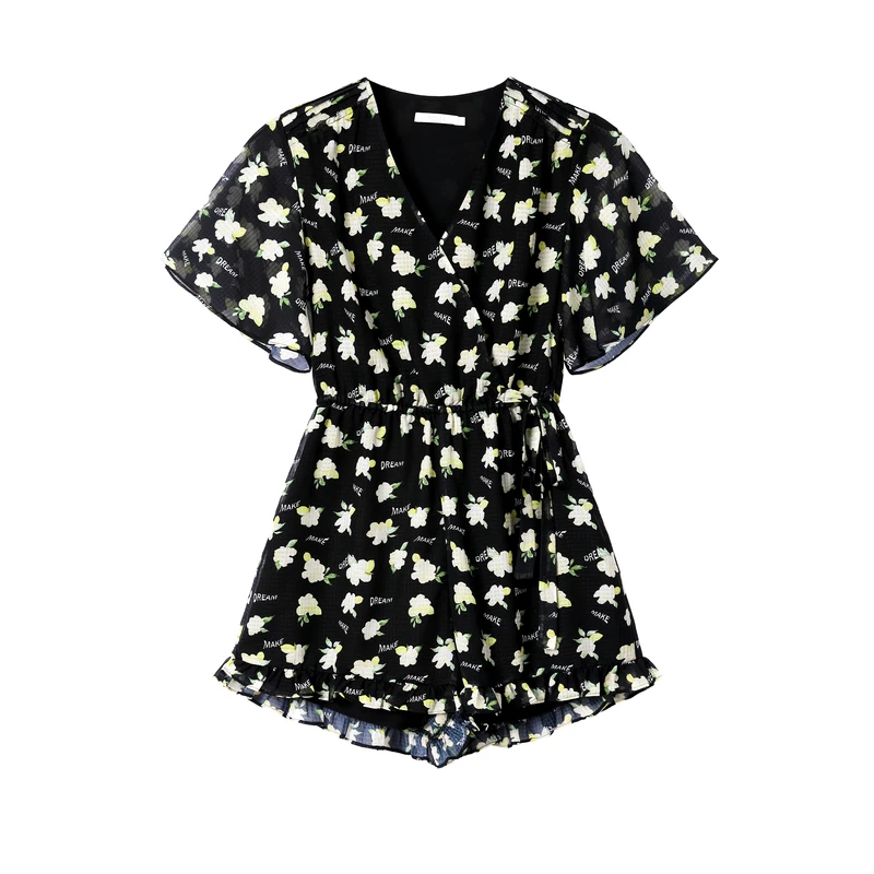 【诗语专属】连体裤PM4217136碎花休闲夏季印花