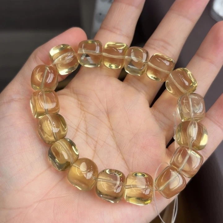 未镶嵌手链水晶黄水晶