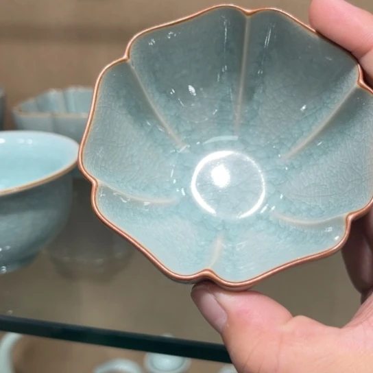 瓷片陶瓷茶具汝瓷茶具