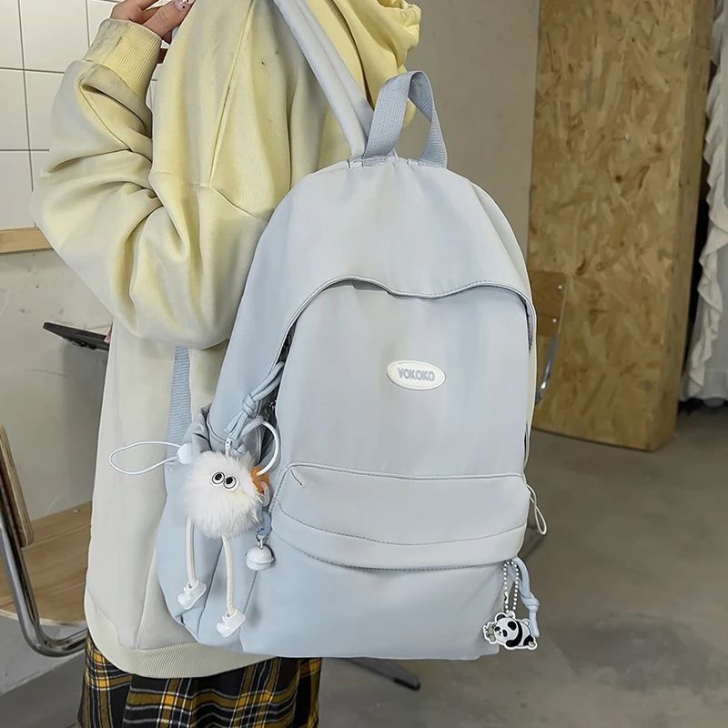 小清新书包女初中生少女风大容量高中生双肩包小学生轻便百搭背包