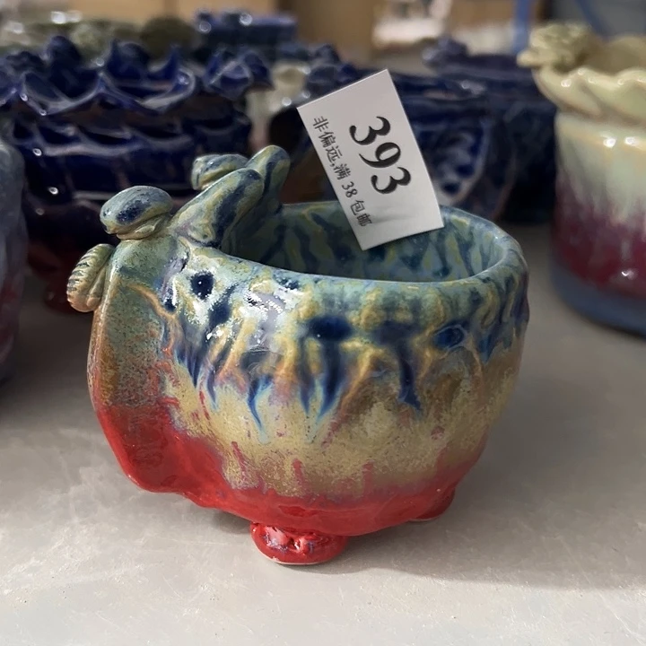 口6高6 手工花盆满30元包邮