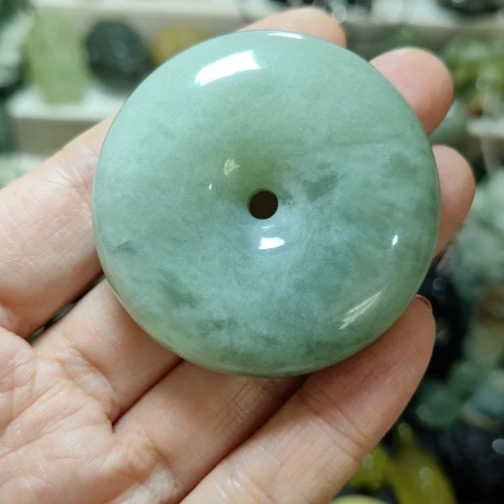 岫玉平安扣未镶嵌