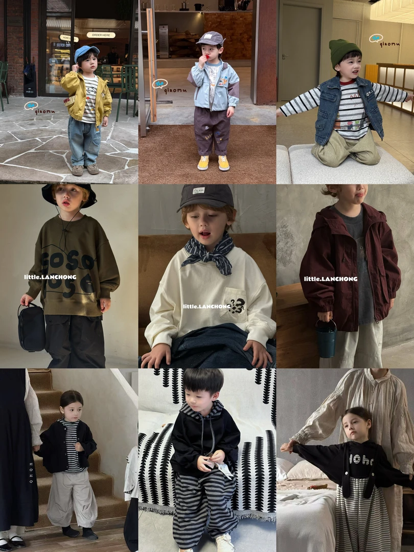 2025年秋款｜童装价格表（下单备注编号哦！）