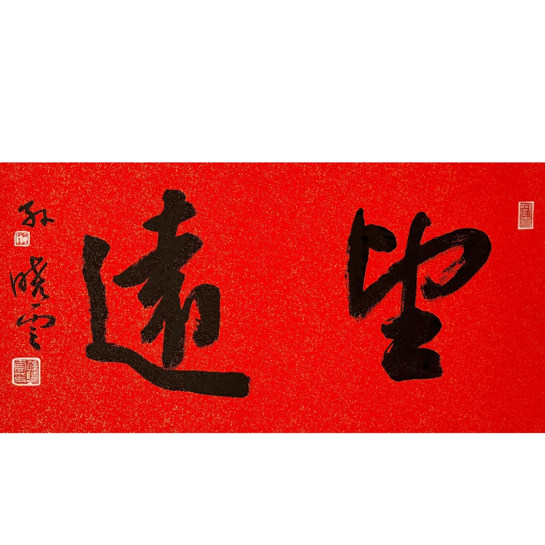 SXY-11-093-J 书法 尺寸33*68cm 纸本托底