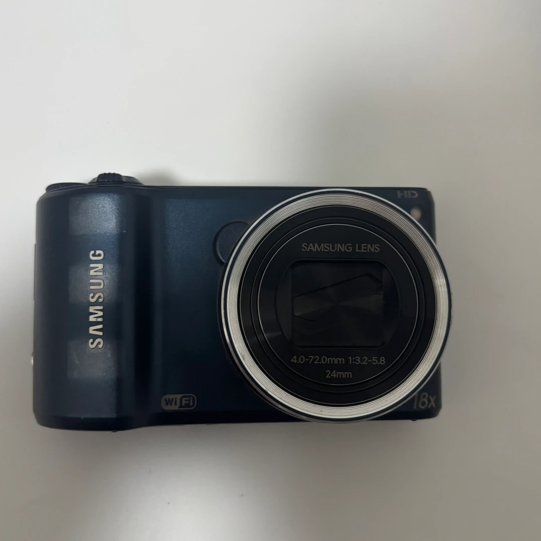 9新 Samsung/三星 wb200f大福利蓝色18倍长焦相机带配件