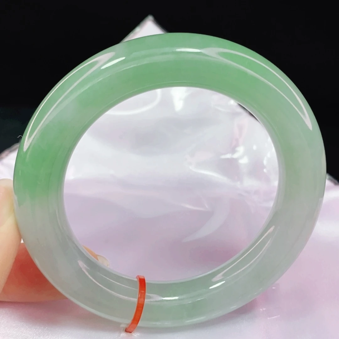 未镶嵌手镯翡翠55圆镯