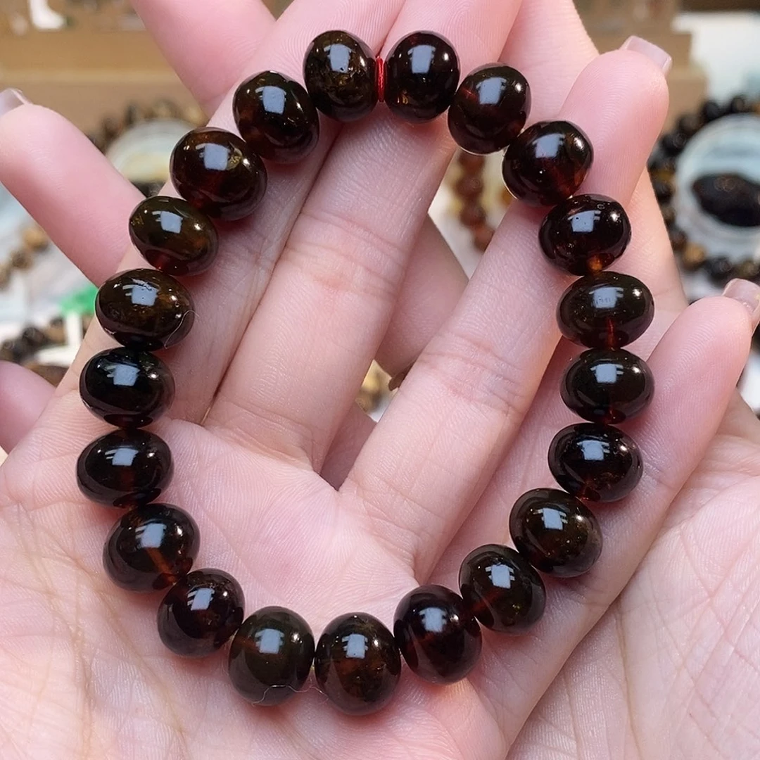 琥珀未镶嵌手链11➕