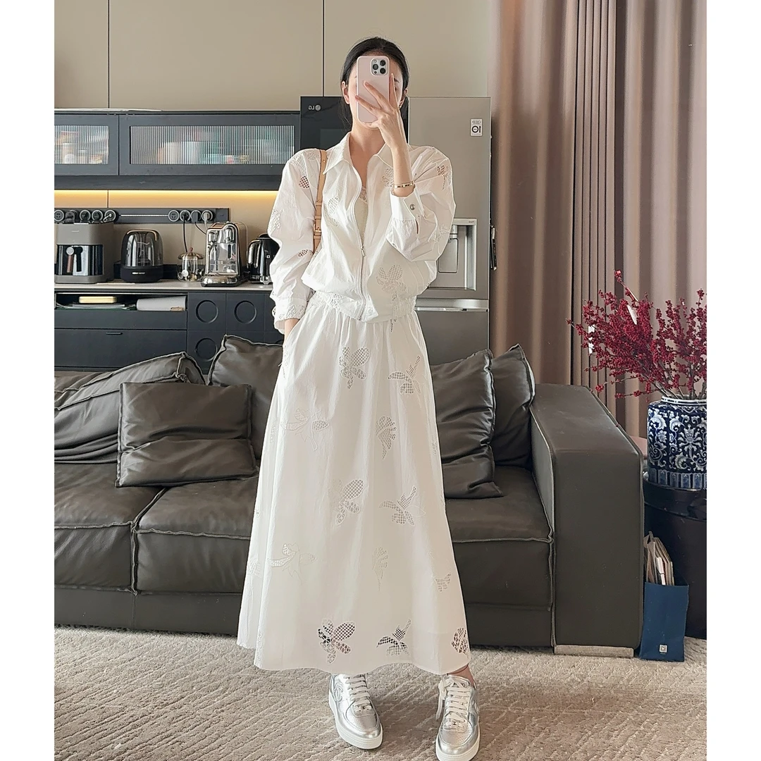 Zwinnie/詹维尼【私服-纯棉防晒套装】休闲风假日套装 GZC202516