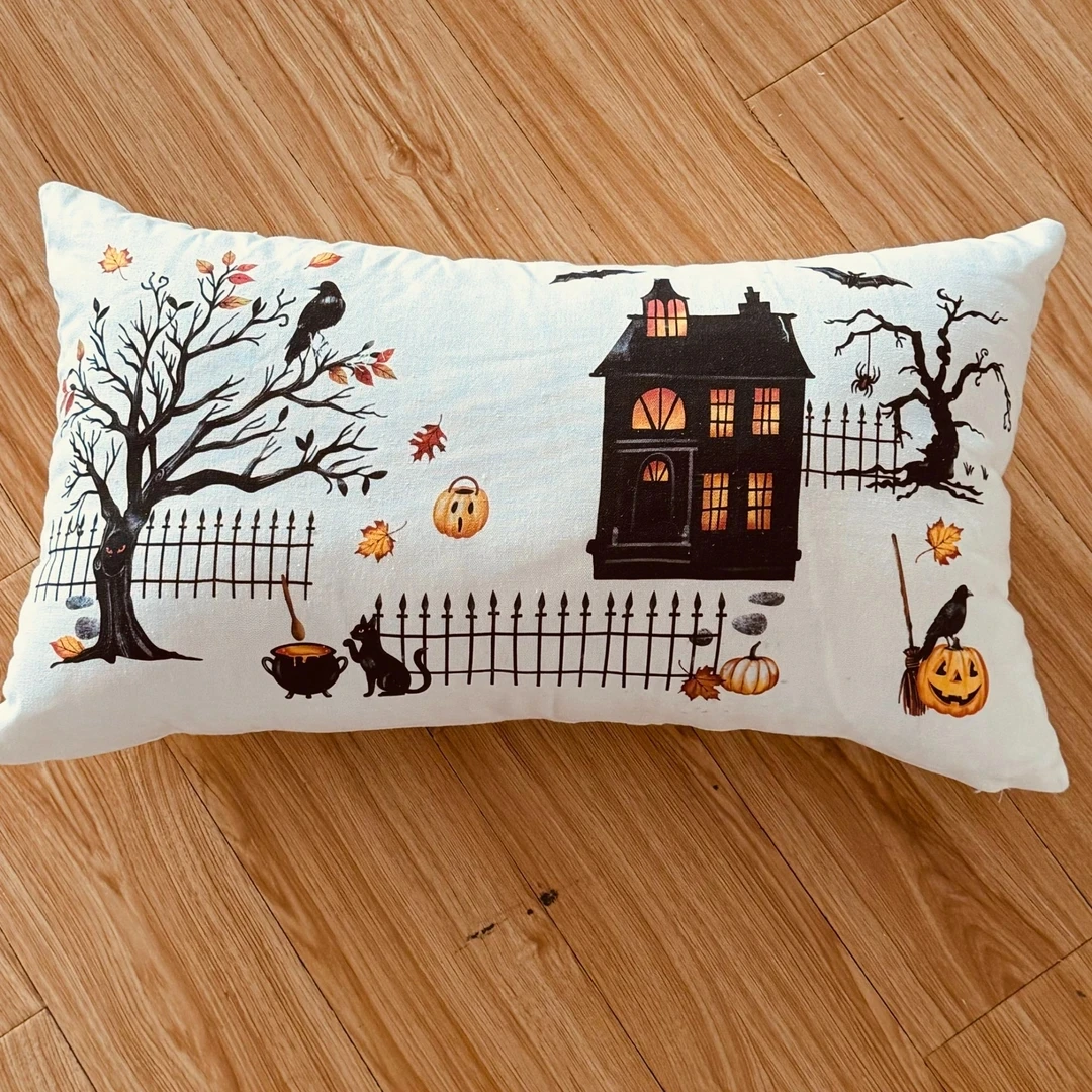 《云云家》高品质万圣主题腰枕套尺寸约33*60 发2对套 微瑕