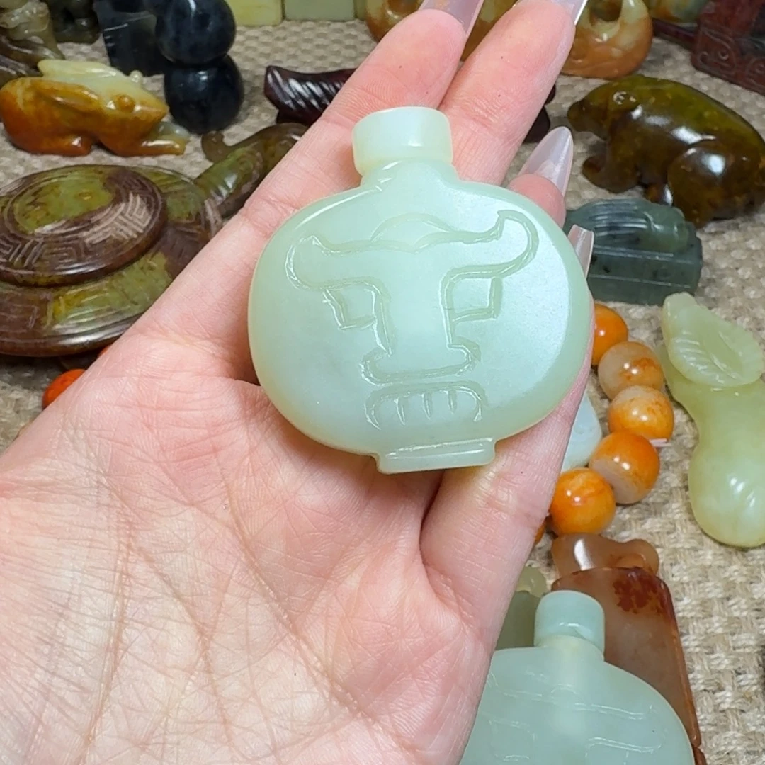 吊坠白玉菩提挂件