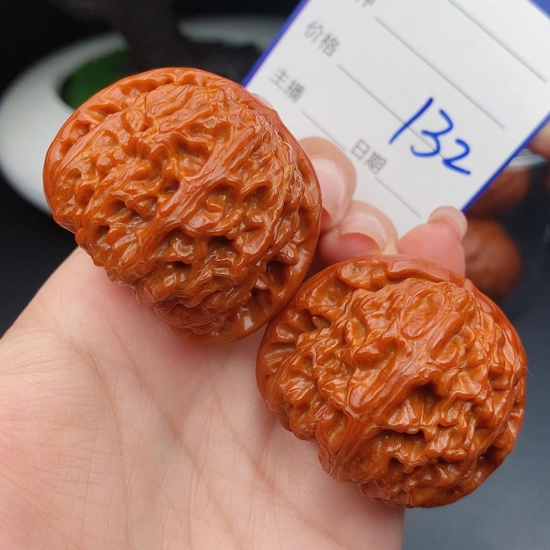 把件文玩核桃44闷白132