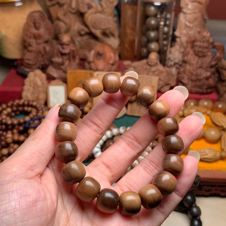 檀香木手串/手链老山檀1112黑油老料
