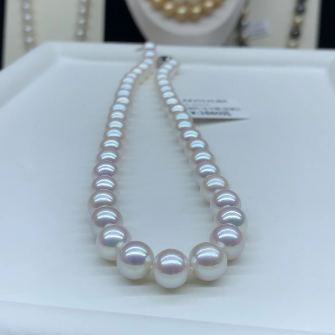 颈饰淡水珍珠未镶嵌9-10mm爱迪生项链