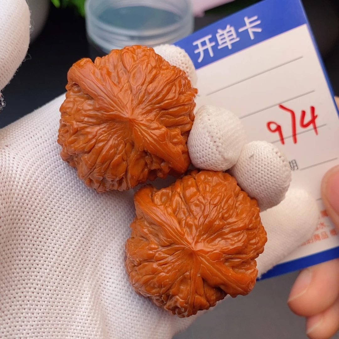 文玩核桃把件42磨盘974