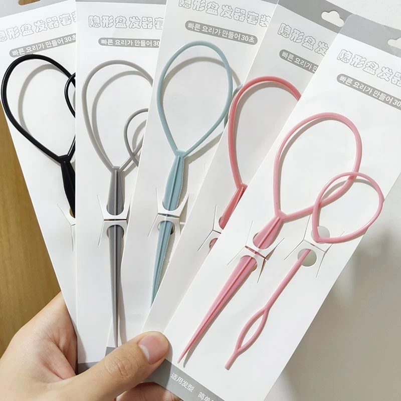 盘发器一整套拉发儿童编发神器宝宝拉发针儿童小号大人扎头发神器