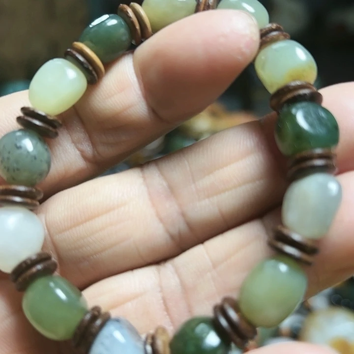 和田玉手链未镶嵌