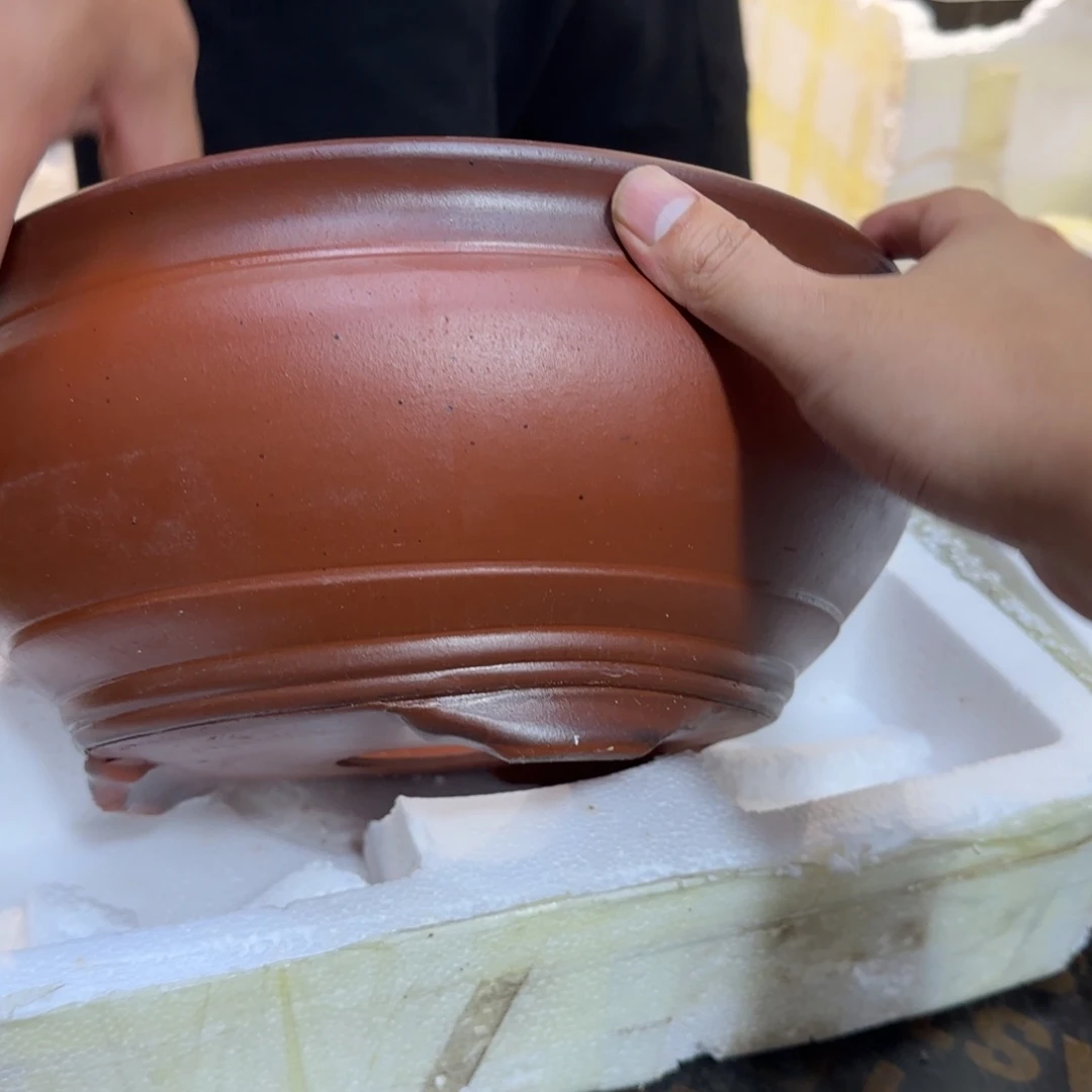 紫砂花盆口径26高度11