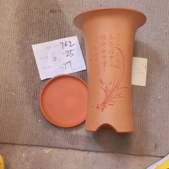 紫砂花盆紫紫砂盆