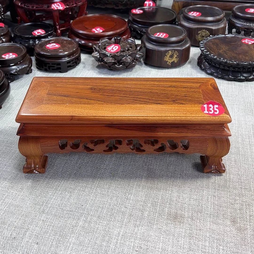 红木底座精雕工艺品