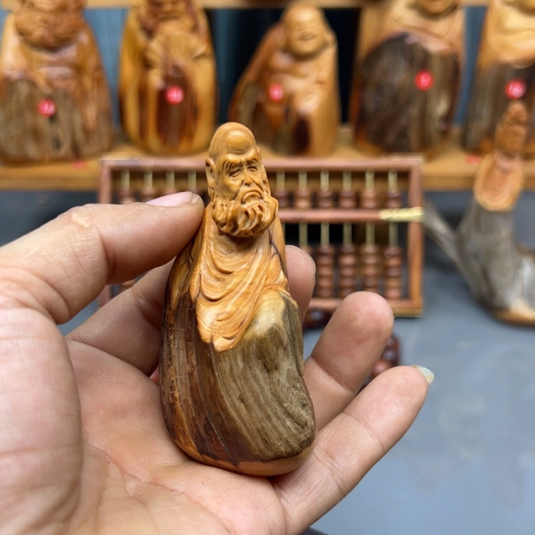 用***6木崖柏木摆件手把件