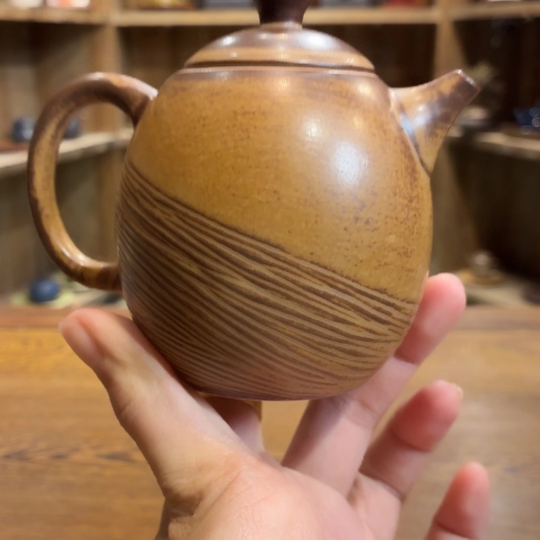 柴烧老岩泥茶器皿