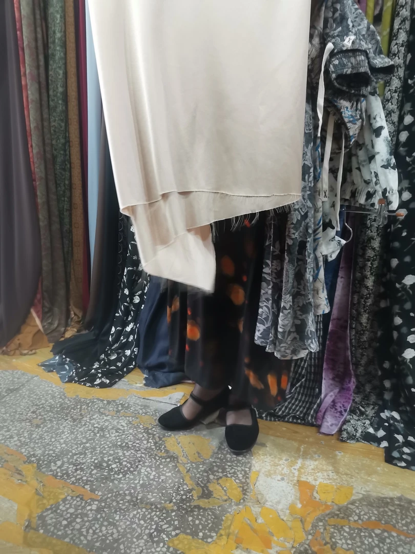 好醋酸香槟色服装面料