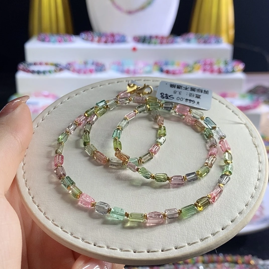 未镶嵌手链碧玺锁骨链