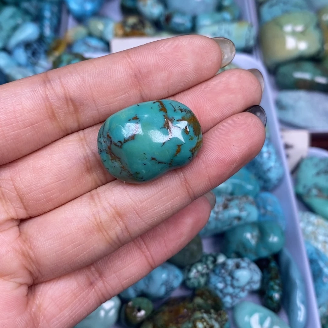 绿松石未镶嵌挂件