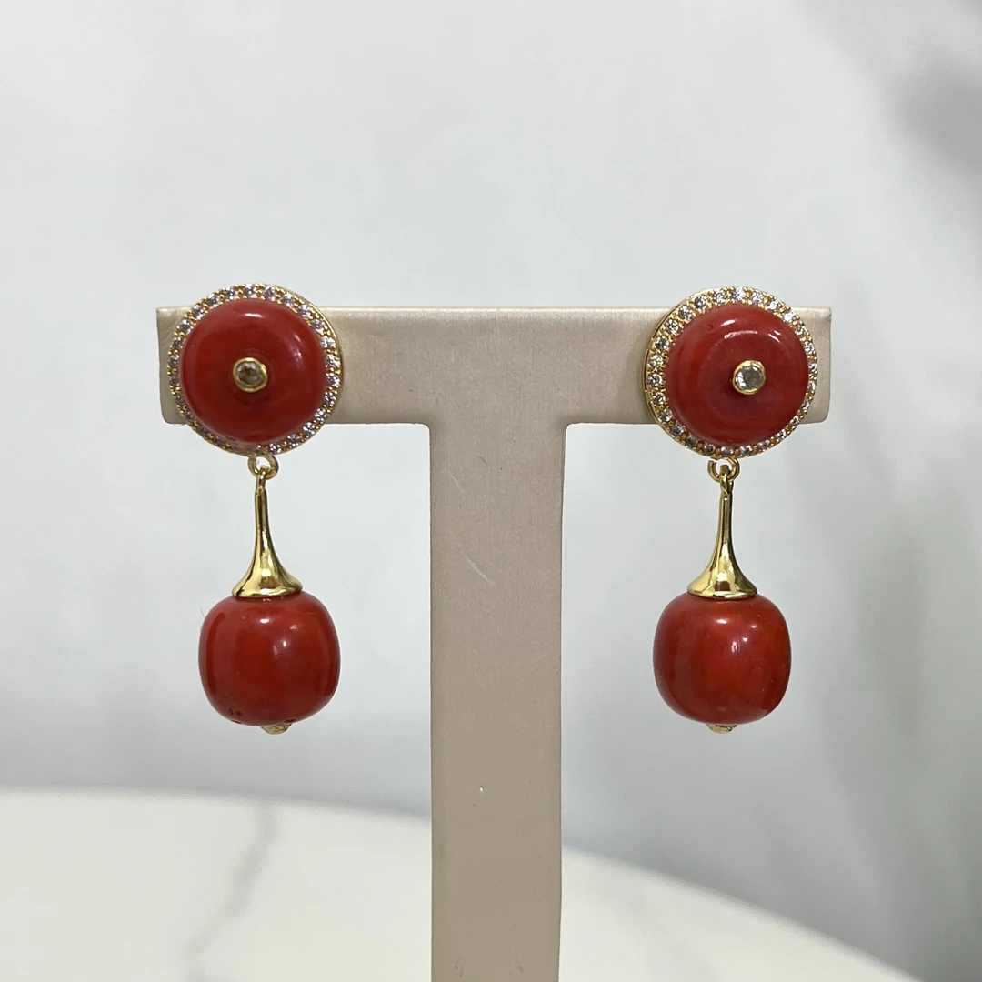 藏族饰品藏族舞配饰耳饰藏族首饰黄铜镀金不掉色