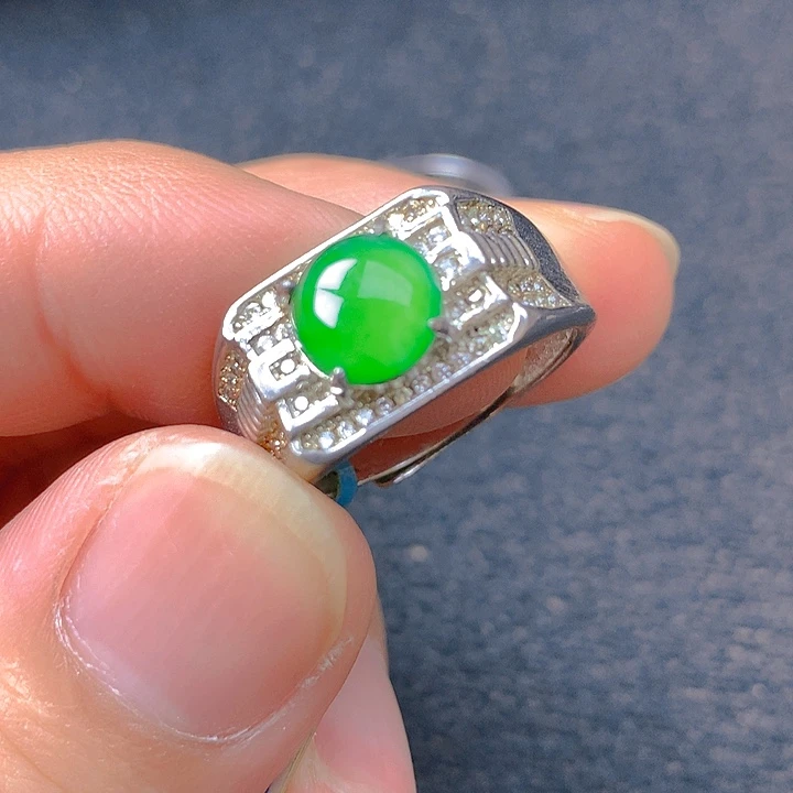 翡翠银S925镶嵌颈饰