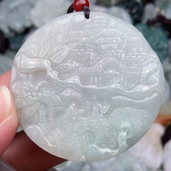 颈饰未镶嵌翡翠翡翠