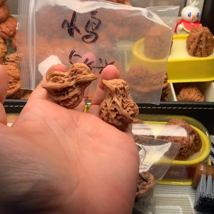 吊坠文玩核桃小鸟