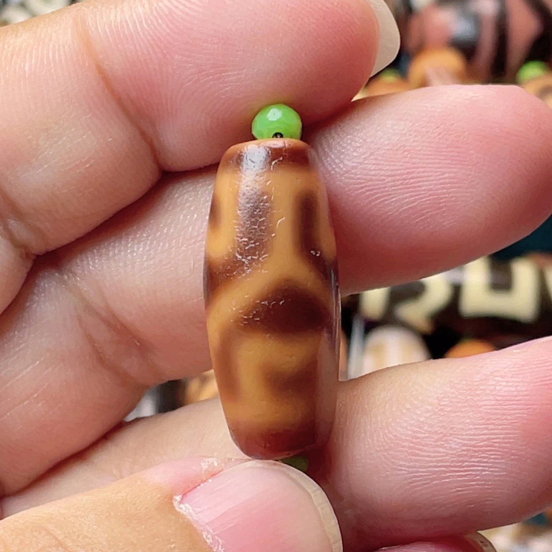 玛瑙/玉髓未镶嵌颈饰小卢龟甲莲心