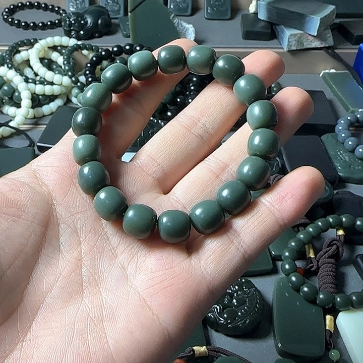 未镶嵌手串和田玉（青玉）